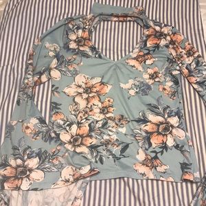 Long sleeve floral Shirt
